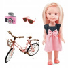 Bavytoy Bábika 33 cm s bicyklom