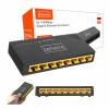 Rozdeľovač LAN 8 portov Gigabit Ethernet RJ45 1000 MB pre internet