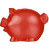 Prasiatko pokladnička z recyklovaného plastu PS Vivi, červená