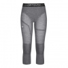 Ortovox Merino Thermovent Sp W dark grey blend S; Šedá 3/4 kalhoty