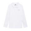 Slazenger Long Sleeve Plain Polo Junior White 9-10 rokov