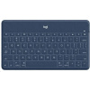 Logitech Bluetooth Keyboard Folio Keys-To-Go, UK - International, Classic Blue, Apple
