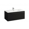 Laufen Pro S - Skrinka s umývadlom, 100x50 cm, 1 zásuvka, wenge H8609664231041