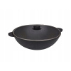 Wok panvica - Brizoll liatina wok 30 cm s vekom indukciou (Wok panvica - Brizoll liatina wok 30 cm s vekom indukciou)