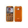 EVOLVEO EasyPhone XR, mobilný telefón pre seniorov s nabíjacím stojanom, oranžový (EP-601-XR-OR)