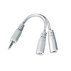 GEMBIRD Kabel audio 3,5mm Jack - 2x 3,5mm Jack (M/F, rozdvojka, stereo) CCA-415W