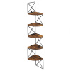 Autronic BONTEC Polička, mdf, hnedá, ABP-E1051 OLW Farba: Hnedá