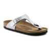 Birkenstock Gizeh Birko-Flor Silver Regular Fit 43851