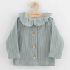 Dojčenský kabátik na gombíky New Baby Luxury clothing Laura sivý Sivá 86 (12-18m)