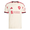 adidas Liverpool Away Shirt 2025 2026 Adults White 3XL