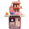 Aga4Kids Plastová kuchyňka MR6135 Hnědá (MR6135-BROWN)
