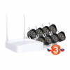 Tenda K8W-3TC - bezdrôtový Wi-Fi kamerový set 2K (3MP), NVR + 8x IP kamera s LED, CZ aplikácia (75011983)