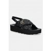 Kožené sandále Love Moschino dámske, čierna farba, na platforme, JA16044I1MIE0000 EUR 41