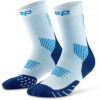 CEP Core Run Socks 5.0 Mid Cut vysoké ponožky pánské Barva: ice/blue, Velikost: IV