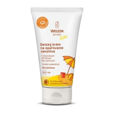 WELEDA Sun detský krém na opaľovanie SPF50 sensitive 50 ml