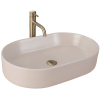 Rea NADIA 60 BEIGE MATT UMÝVADLO NA DOSKU, béžové keramické REA-U9661