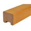 Drevený profil (45x40mm /L:3000mm), materiál: buk, brúsený povrch s náterom, balenie: PVC fólia EDB-SM300