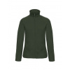 Microfleece-Duo ID.501 / Women , white, S Farba: forest green, Velkost: L