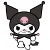 CUKROVÁ TLAČ Opłatek na Tort Cukrová hmota Kuromi Melody Sanrio 5 + MENO