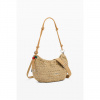 Dámská kabelka DESIGUAL HALF LOGO RAFFIA WAVERLY Béžová velikost U