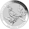The Perth Mint strieborná minca minca Birds of Paradise Manucodia 2018 1 Oz