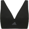 adidas Sport Active Seamless Micro Stretch Long Line Plunge Bra Black 10 (S)