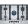 Bosch Serie 6 PCQ7A5M90 varná doska Nerezová oceľ Vstavaný 75 cm Plynový 5 zone(s) (PCQ7A5M90)