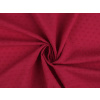 Stoklasa Bavlněná látka / plátno s nopky METRÁŽ - 5 červená tm.
