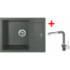 Sinks Amanda 650 Titanium + Mix 3 P GR