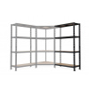 Přístavba na rohový policový regál 1800x1000x400mm, nosnost 200kg RTCL4010-4P