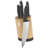 BerlingerHaus Antracit Collection Sada nožov so stojanom BAMBOO 6 ks
