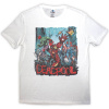 Tričko Deadpool - Deadpool Hero Scene Vintage Biela L