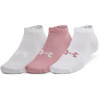 Under Armour Essential Low Cut 3 Pack 697/Pink Elixir/White/Halo Gray 36.5-42