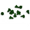 40ks - Zarážky Anaconda D-Rig-Hook Bell Beads army zelená