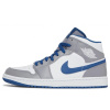 Jordan 1 Mid True blue 43