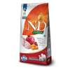 N&D dog Pumpkin GF Adult prepelica a granátové jablko 12 kg