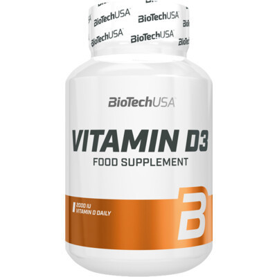 BioTech USA Vitamin D3 - 60 tabliet