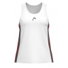 Dievčenské tričká Head Girls Club 25 Tank - Biely (152 cm)
