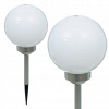 Soľná lampa - Solárna lampa - RGB 4 LED guľa 20 cm (Solárna lampa - RGB 4 LED guľa 20 cm)