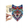 Kruzzel 24552 Drevené puzzle vlk, 170 ks