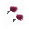Štipce na bradavky s pierkami S&M ENCHANTED FEATHER NIPPLE CLAMPS