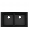 HansGrohe Drezy - Podstavný granitový drez S510-U770, grafitová čierna 43434170