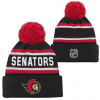 Outerstuff Dětská zimní čepice Ottawa Senators NHL 3Rd Jersey Jacquard Cuff Pom