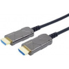 PremiumCord Ultra High Speed HDMI 2.1 optický fiber kabel 8K@60Hz,zlacené 15m kphdm21x15