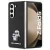 Puzdro Karl Lagerfeld Saffiano Karl&Choupette Pin pre Samsung Galaxy Z Fold 5 - čierne (Puzdro Karl Lagerfeld Saffiano Karl&Choupette Pin pre Samsung Galaxy Z Fold 5 - čierne)