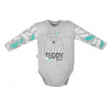 Dojčenské body s bočným zapínaním New Baby Wild Teddy / 50