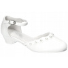 AMERICAN KOM65 BIELY DIEVČENSKÉ TOPÁNKY NA PRVÉ SVÄTÉ PRIJÍMANIE, SLÁVNOSTNÉ TOPÁNKY, BIELA OBUV, VEĽKOSŤ 32