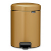 Brabantia Pedálový kôš NewIcon 5L zlatá