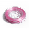Vlasec pevný elastický, priemer: 0,8mm 1cievka 10m sv. ružová (návin 10m - 1 cievka)
