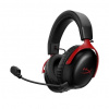 HyperX Cloud III S Wireless Black-Red Gaming Headset Slúchadlá s mikrofónom Bezdrôtový Pres hlavu Hranie Bluetooth Čierna, Červená (A59Z0AA)